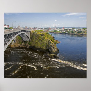 Reversing falls on the St. John River at St. Poster