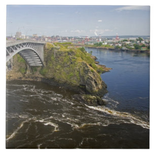 Reversing falls on the St. John River at St. Tile