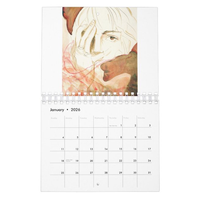 Rêves de 12 mois du calendrier profond (Jan 2026)