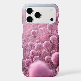 Rêves de champ de fleurs rose pastel fantaisiste