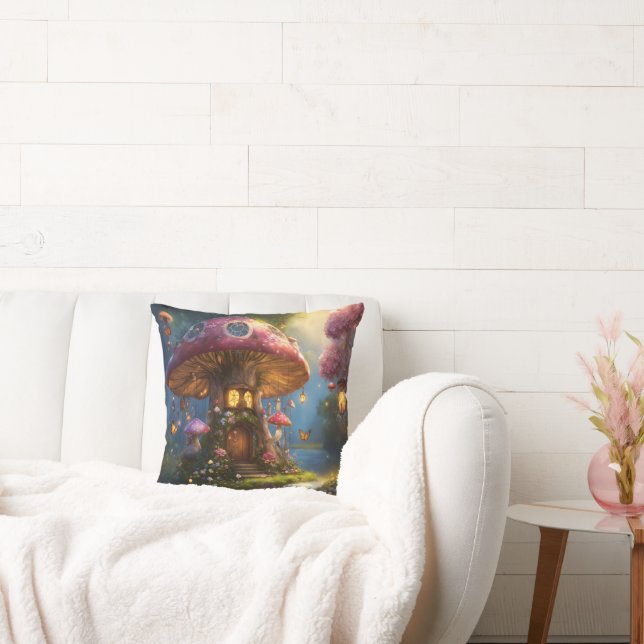 Rêves de champignons : Coussin doux pour chaque es (Canapé)