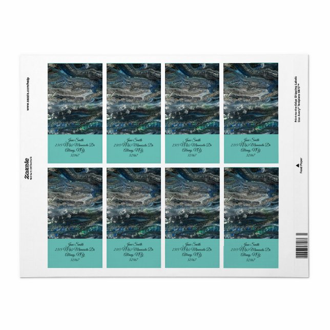 Rêves de la peinture abstraite Ocean'20 (Feuille entière)