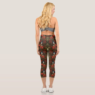 Rêves de pavot - Joli Capris Leggings