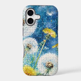 Rêves de pissenlit à l'aquarelle Géométrique Flora