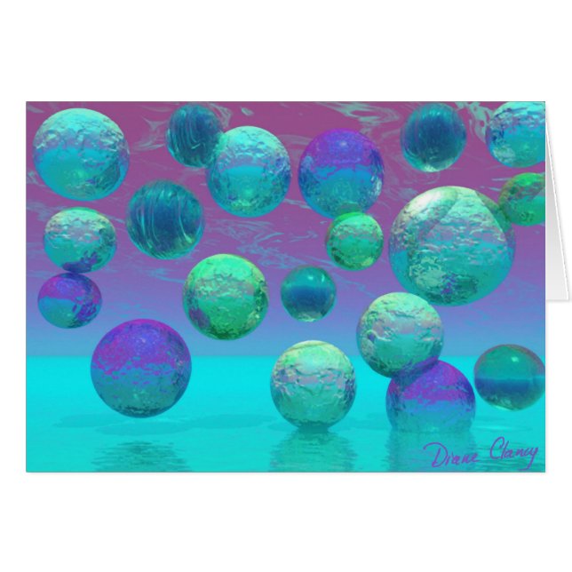 Rêves d'océan - Aqua et imaginaire violet d'océan (Devant horizontal)