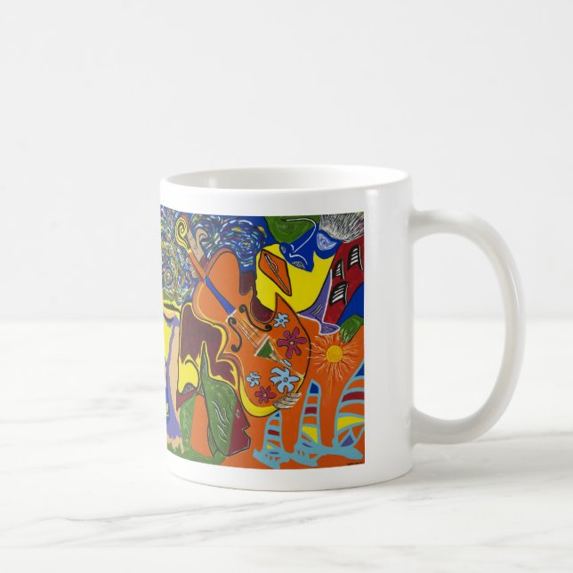 "Rêves tasse blanche de Jamaïque" (Droite)