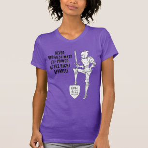 "Revêtez la combinaison complète d'armure" T-Shirt