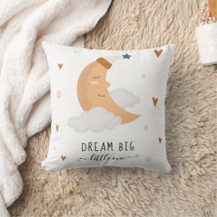 Rêvez grand petit petit un coussin de nom personna