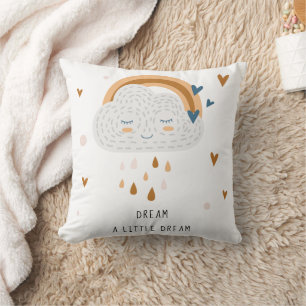 Rêvez un petit rêve coussin de nom personnalisé