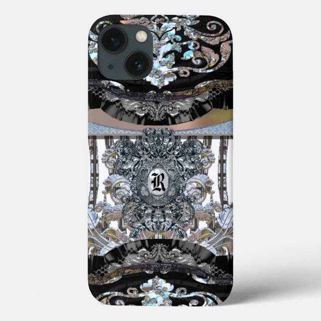 Revforth Elegant Monogram Case-Mate iPhone Case (Back)