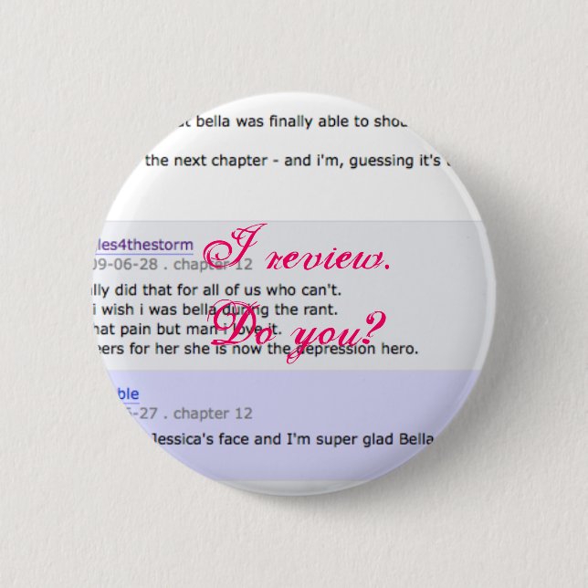 Review Crew Member 2 Inch Round Button (Front)