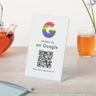 Review Us QR Code Sign   Google Review
