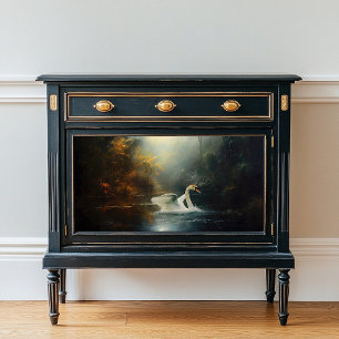 Revigorer Un Cygne Dans Le Papier De Découpage De 