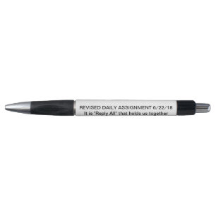 REVISED DAILY ASSIGNMENT PEN
