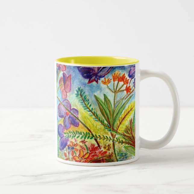 Revised-orchid Two-Tone Coffee Mug (Right)