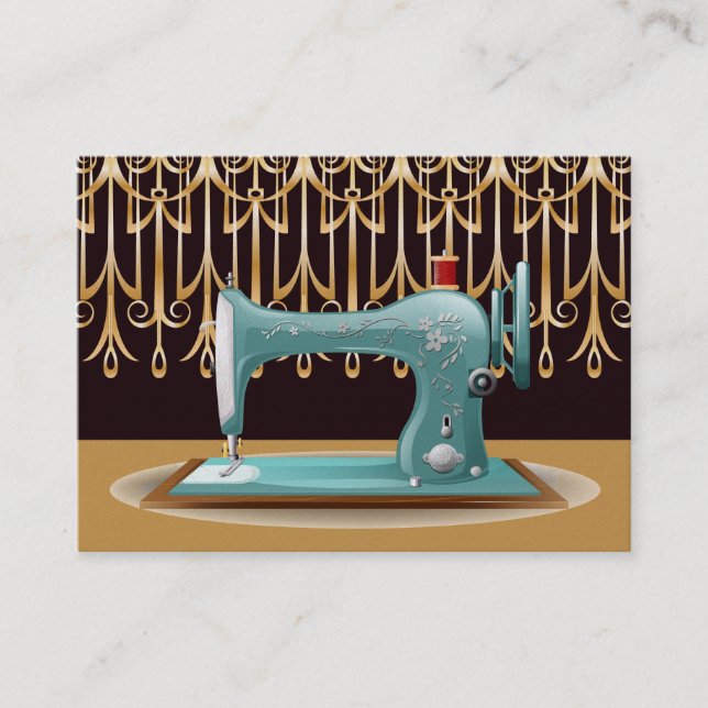 Revised Sewing / Fashion / Seamstress Business Card (Front)