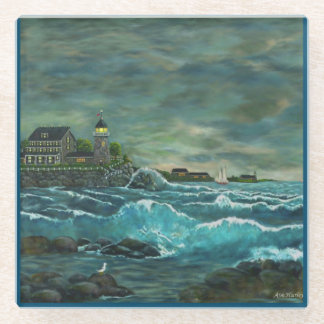 Revisiting Hob's Lighthouse Glass Coaster