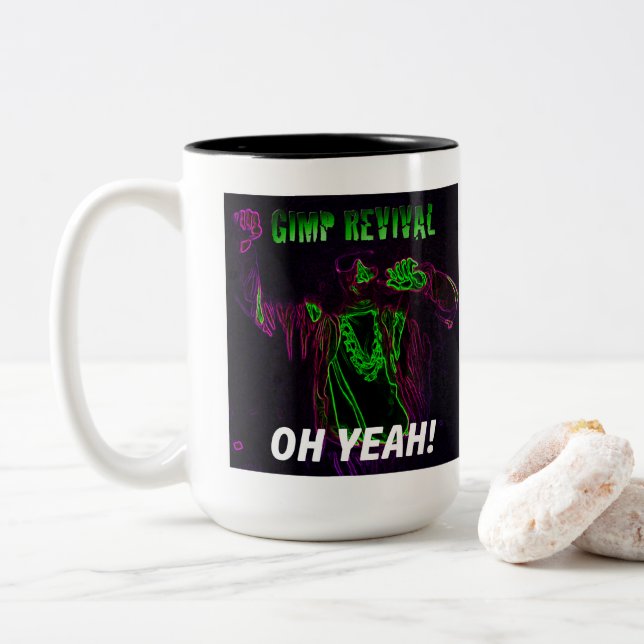 Revival De Gimp Mug À 2 Côtés (Avec donut)