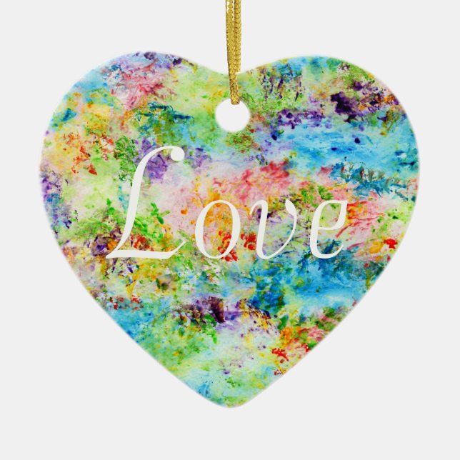 Revival - Love Ceramic Ornament (Front)