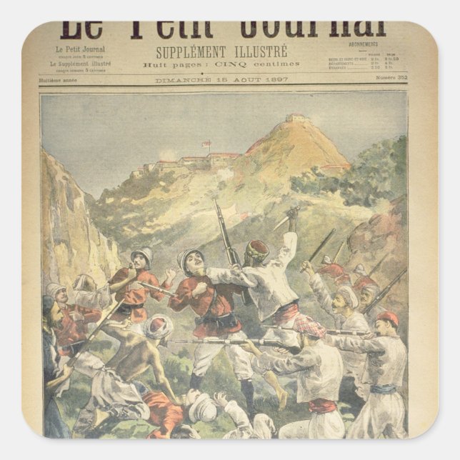 Revolt in India Square Sticker (Front)