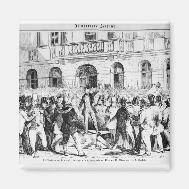 Revolt in Vienna Magnet (Front)