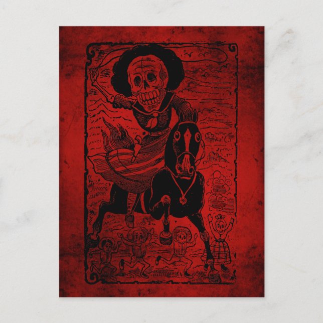 Revolucionaria by José Guadalupe Posada Postcard (Front)