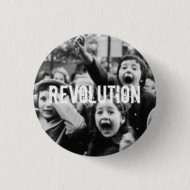 Revolution! 1 Inch Round Button (Front)