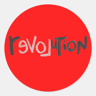 Revolution - Anti Social Classic Round Sticker