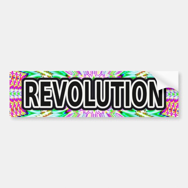 Revolution  bumper sticker (Front)