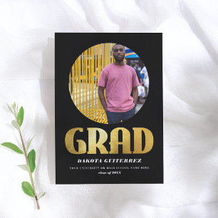 Revolution Gold & Black Grad Photo Announcement