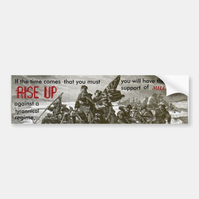 Revolution is my name bumper sticker (Front)