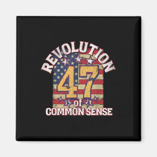 Revolution Of Common Sense Trump 47 President Magnet