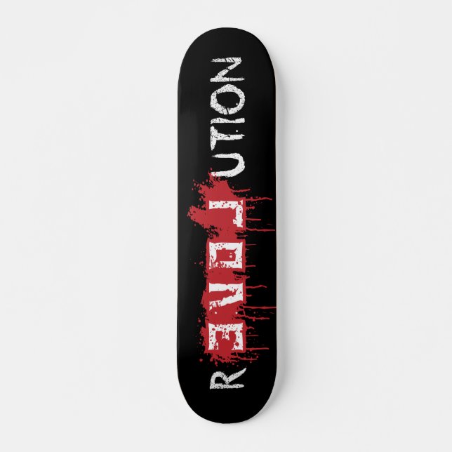 Revolution Skateboard Deck Design (Devant)