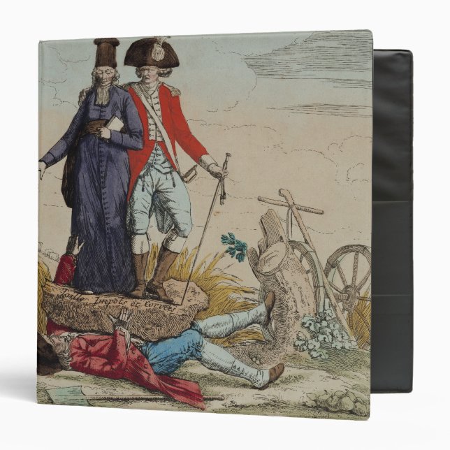Revolutionary cartoon about Tithes Binder (Front/Inside)