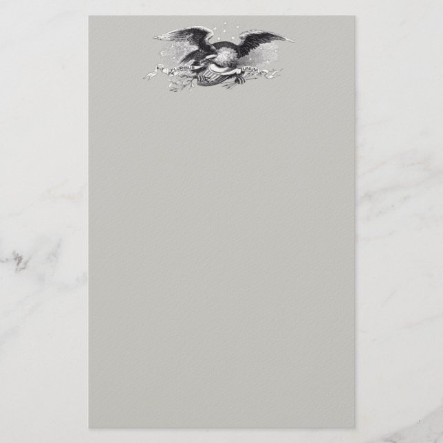 Revolutionary War Eagle Stationery (Front)