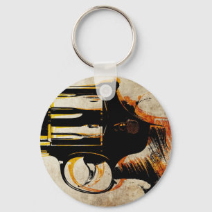 Revolver Trigger Keychain