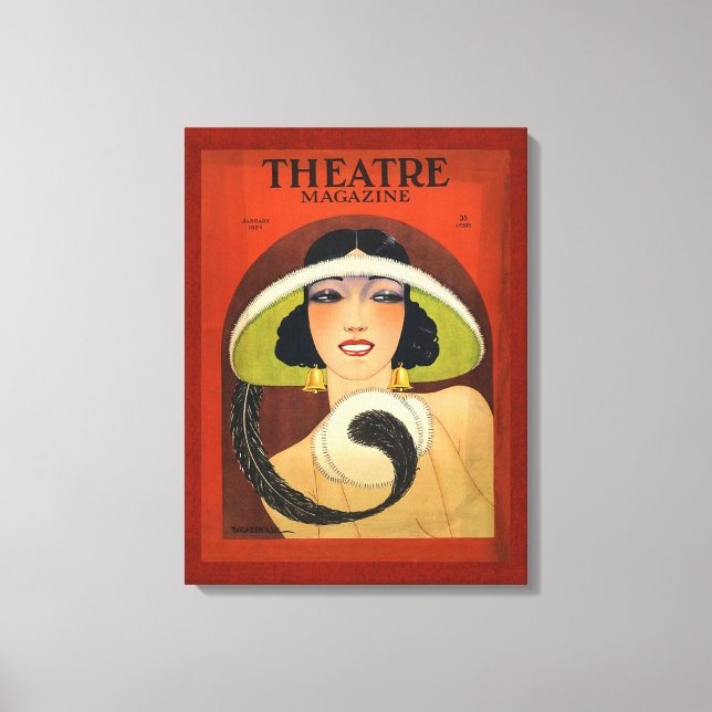 Revue de théâtre 1924 Déco Vintage (Recto)