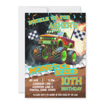 Revved Up & Ready to Roll Monster Truck Birthday