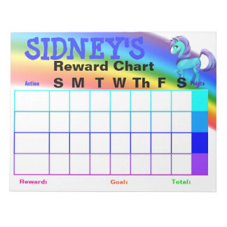 Reward Chart Notepad