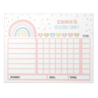 Reward Chart Rainbow Personalized Chore Chart