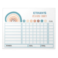 Reward Chart Rainbow Personalized Chore Chart