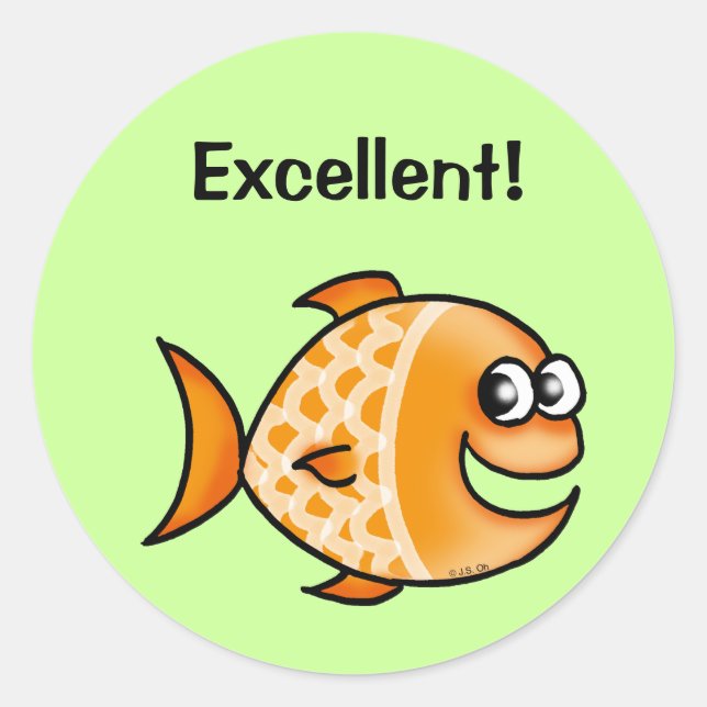 Reward sticker (Excellent!) (Front)