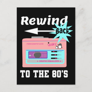 Rewind back to the 80's postcard