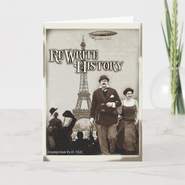 Rewrite History Greeting Card (Front)