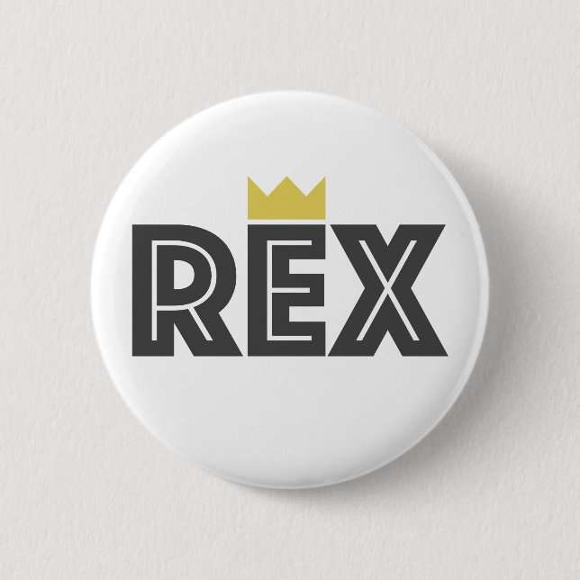 Rex 2 Inch Round Button (Front)