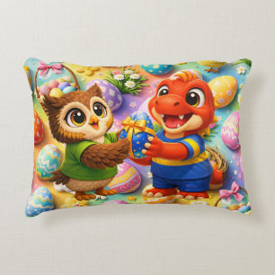Rex and who Easter joy Accent Pillow