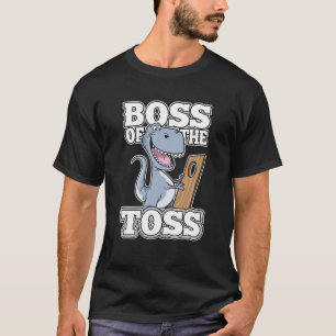 Rex Cornhole Boss Of The Toss Dinosaur T-Shirt