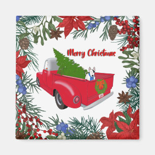 Rex dans le Magnet de camion rouge Vintage