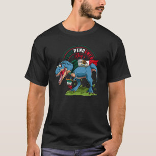 Rex Dinosaur Mexican Flag Day Of Independence T-Shirt