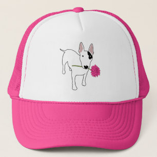 Rex et casquette de fleurs